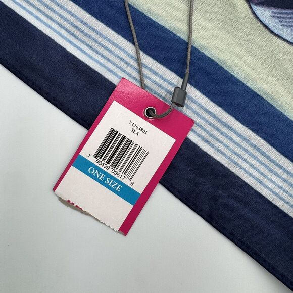 New Vince Camuto 48" Hanabi Oversized Floral Square Scarf  #VC2175 - Picture 4 of 5